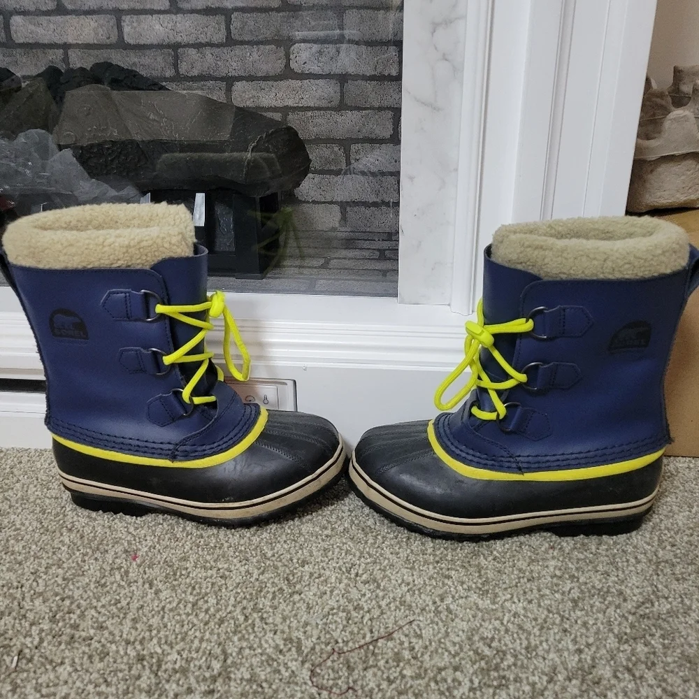 Sorel Yoot Pac Caribou Felt Lined Waterproof Kid's Snow Boot, Size 4